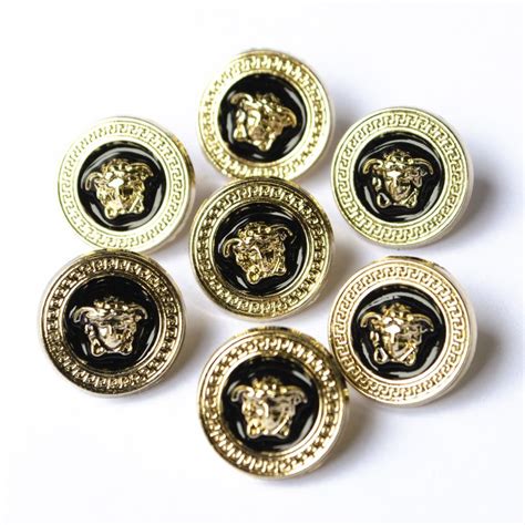 versace button up|versace buttons for sale.